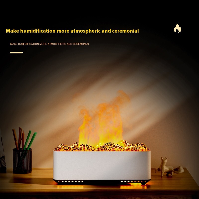 Volcano Aromatherapy Humidifier Air Ultrasonic Aroma Diffuser Light & Nano Mist gallery