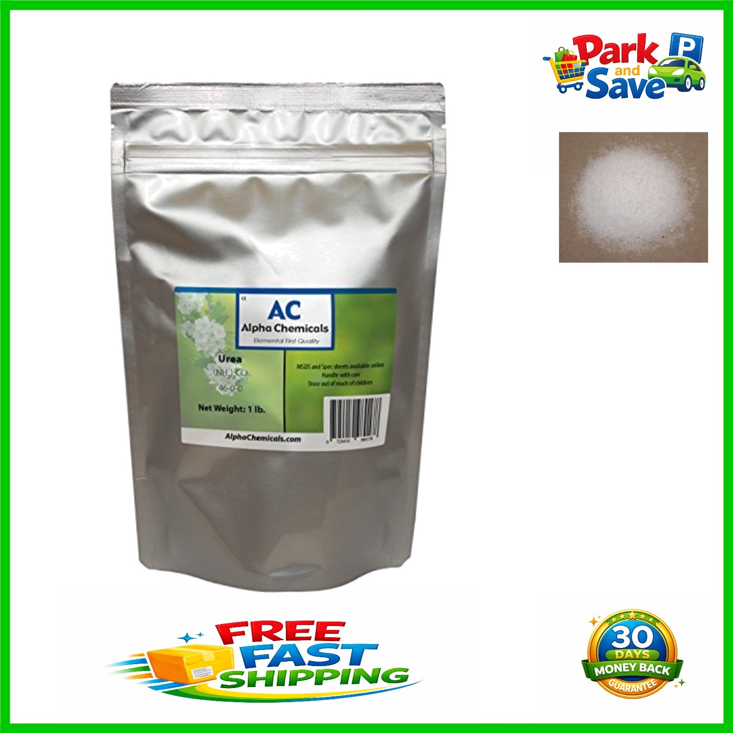 1 Pound Urea Fertilizer - Fine Powder for Enhanced Plant Growth & Various Uses gallery