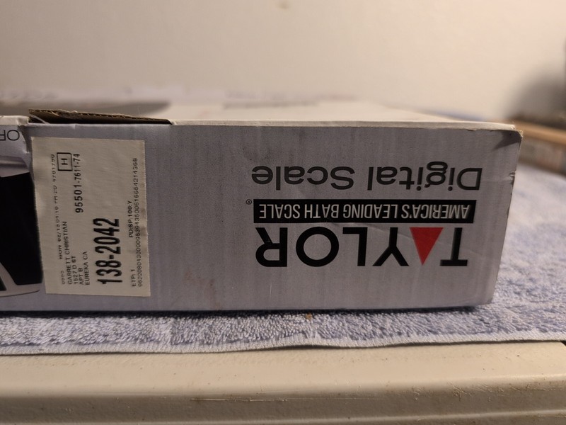 Taylor 440 Lb Capacity Digital Scale, 14" x 12.4", #7340 gallery