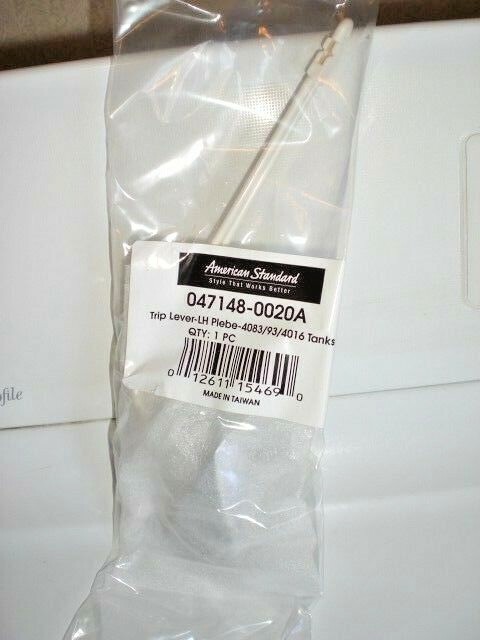 American Standard 047148-0020A Plastic Trip Lever LH Flush Chrome Toilet Tanks gallery