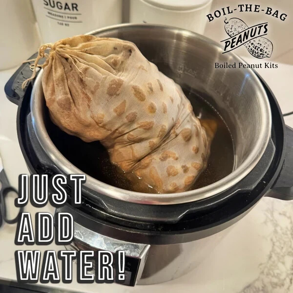 Boiled Peanuts: Porter's (almost famous) Boil-The-Bag Peanuts [2 bags] gallery