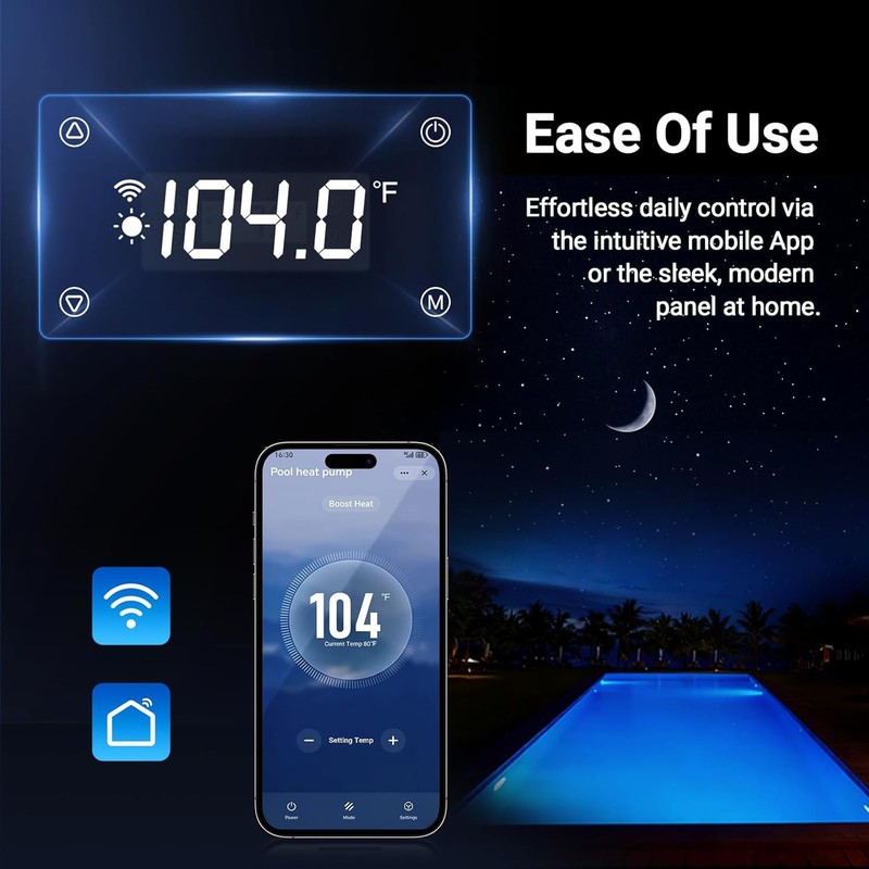 WiFi-Enabled & Easy to Install & Control – Simple installation and user-friendly gallery