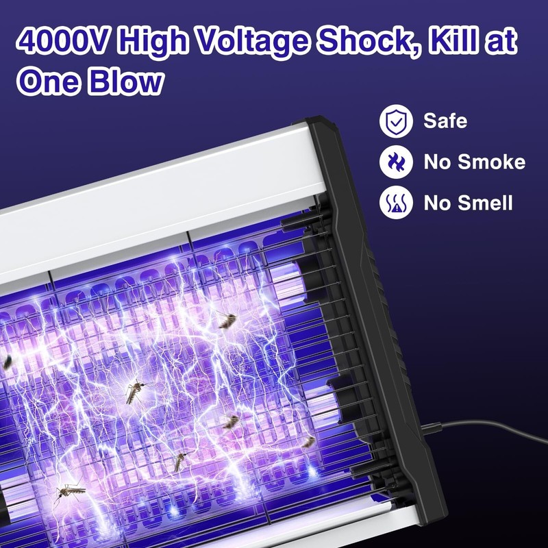 Electric Bug Zapper, Electric Fly Zapper Removable Tray USB Powerful Indoor Bug gallery