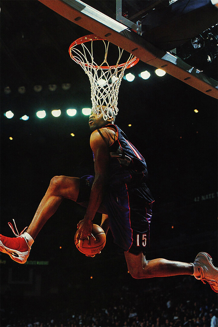 Allen Iverson Dunks Mvp Basketball Star Print Wall Art Home - POSTER 20x30 gallery