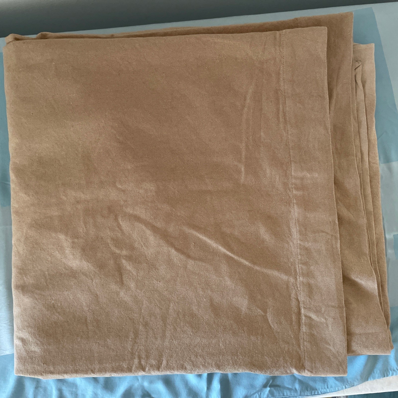 Pottery Barn Burlap Drapery Panel 100 x 108 in gallery