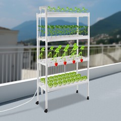 Hydroponic Grow Kit Hydroponics System 108Plant Sites 4 Layers 12 Pipes