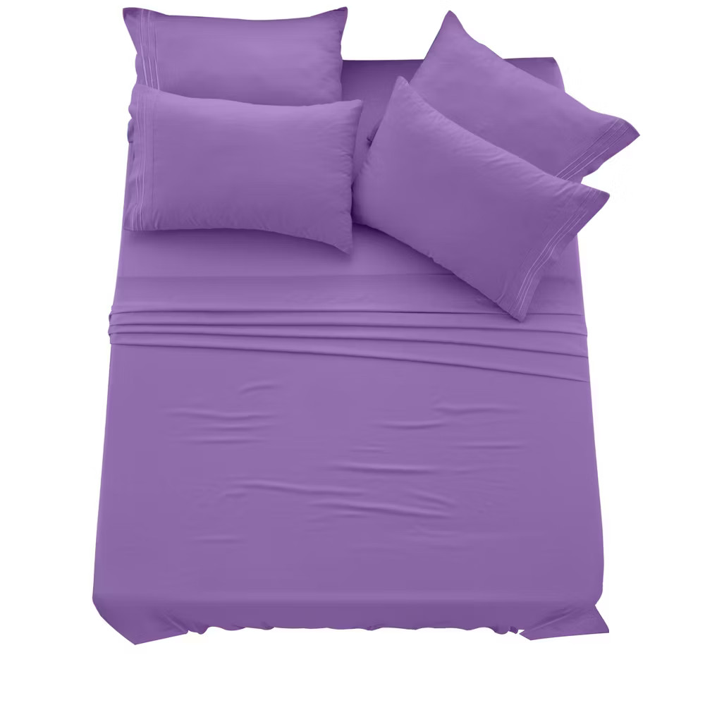 Lux Decor Collection Sheet Set 6 Piece Upto 16 Inches Deep Pocket gallery