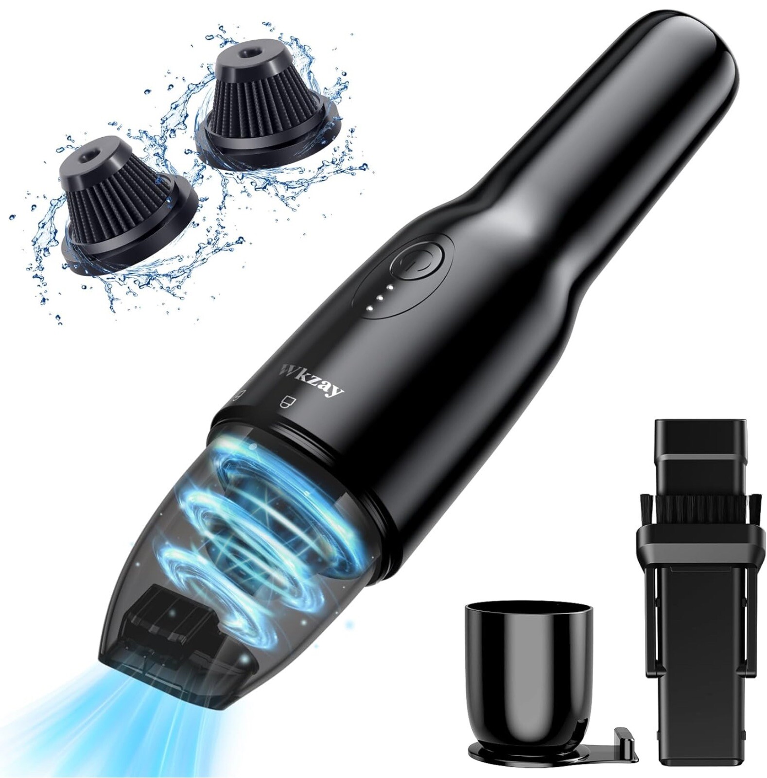 Wkzay Brushless Cordless Handheld Vacuum Cleaner-Compact & Portable-Black-NEW gallery