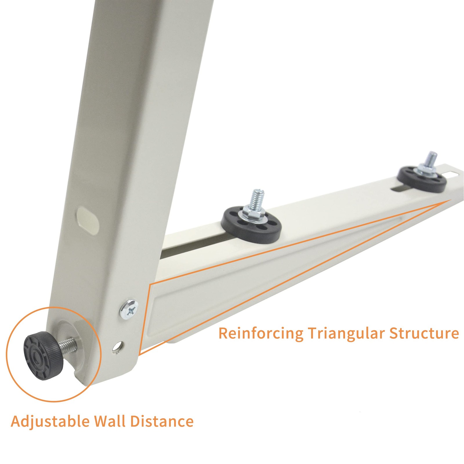 265 lbs Mini Split Wall Mount Bracket Universal Steel Easy Installation 16 Inch gallery