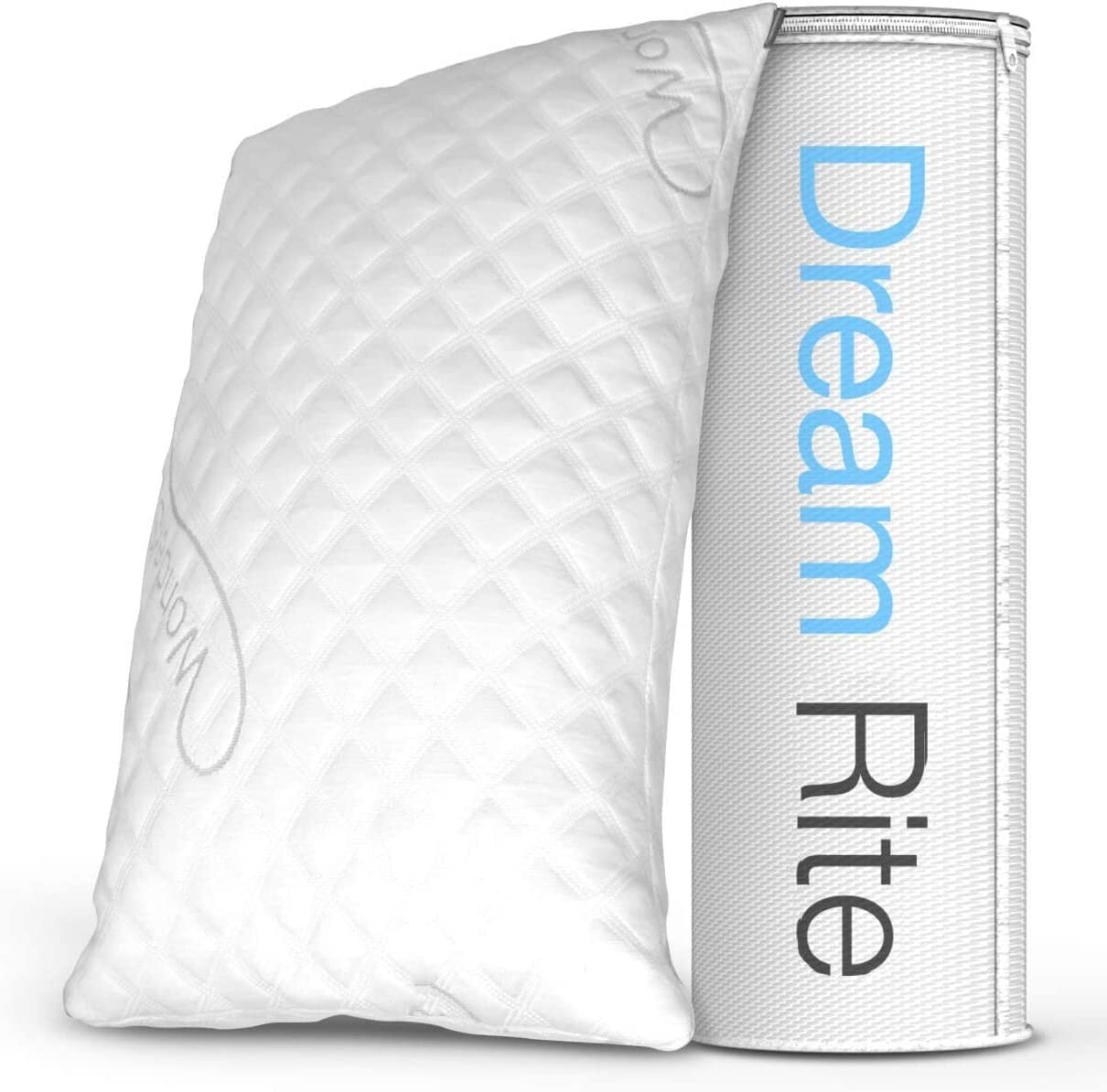 WonderSleep Dream Rite Shredded Memory Foam Pillow - Queen Size, 1 Pack gallery