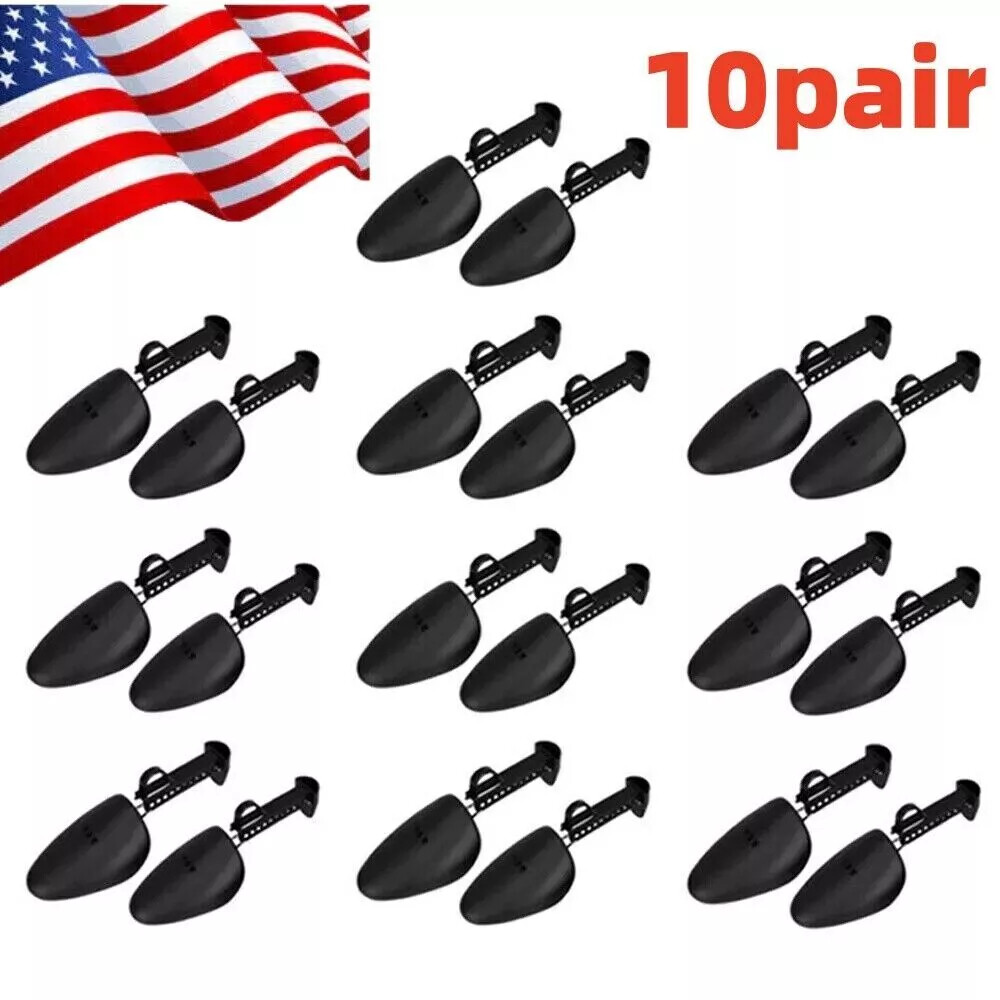 20 Pcs Men Adjustable Form Plastic Shoe Tree Shaper Keeper Boot Shoe Stretcher gallery