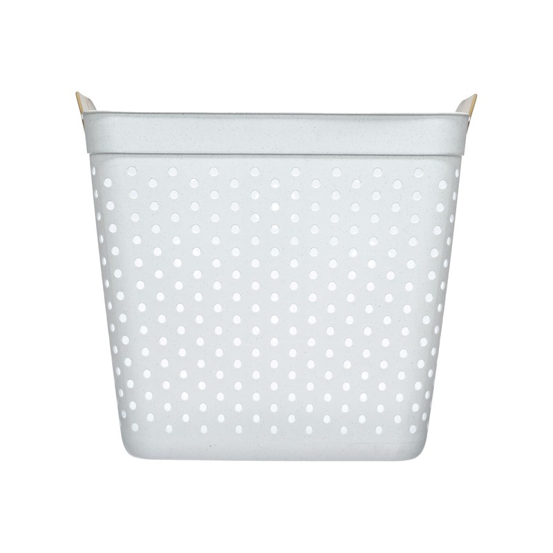 2 Bushel Flex Rectangular Decorative Basket Tote White gallery