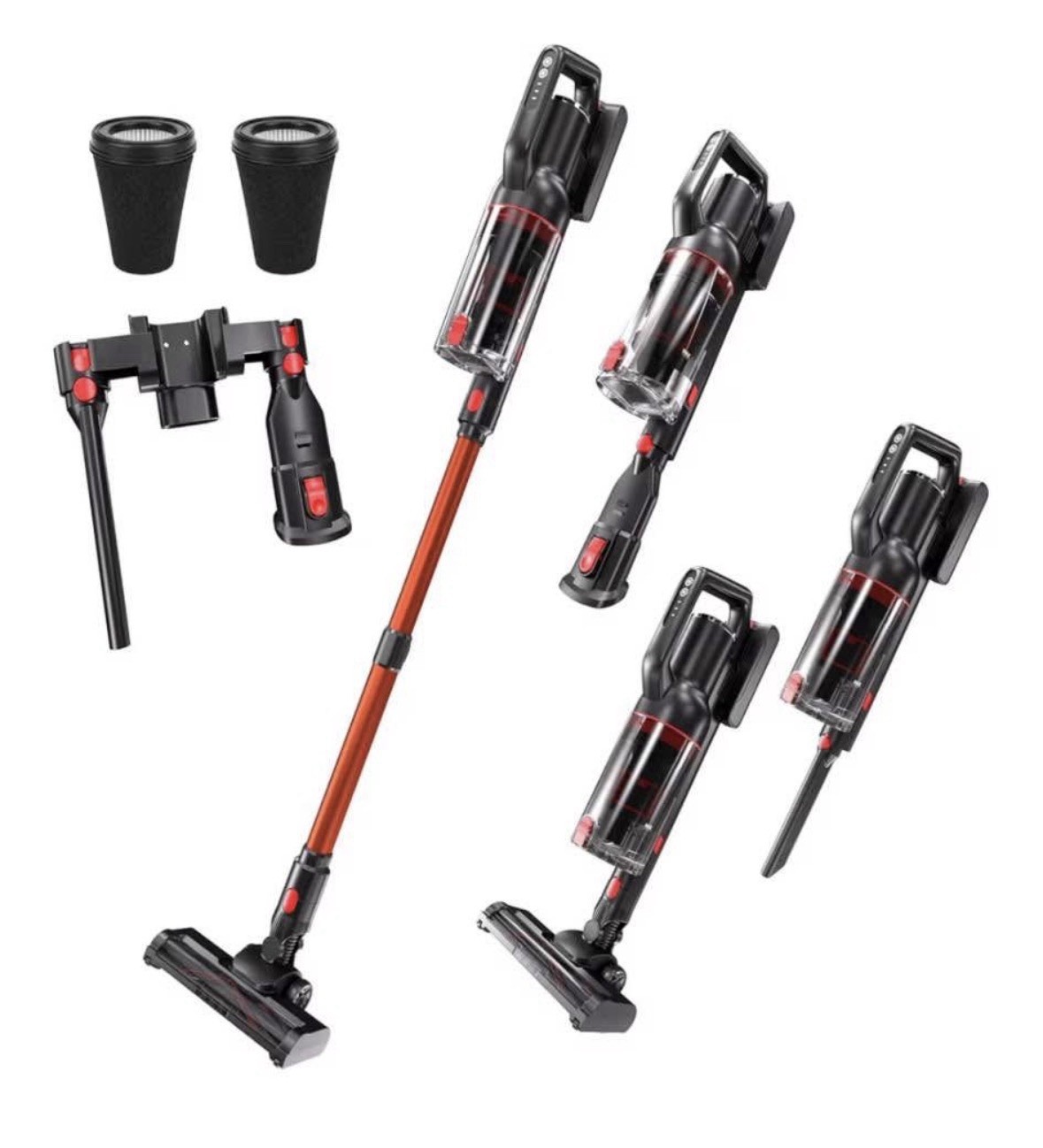 Cordless Vacuum Cleaner 45KPa 550W 60min Runtime Stick Free-Standing HEPA Home gallery