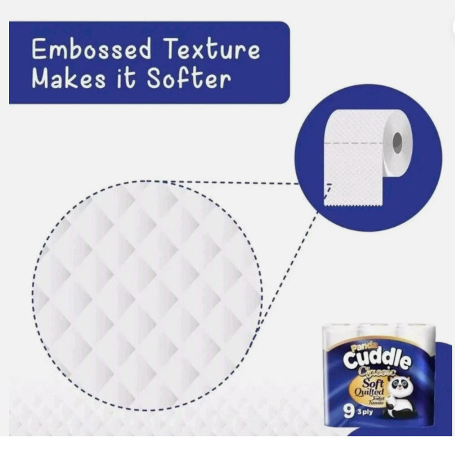 120 Bulk Buy Softesse Cuddle Unscented Soft Quilted Toilet Rolls - 3 Ply Toilet gallery