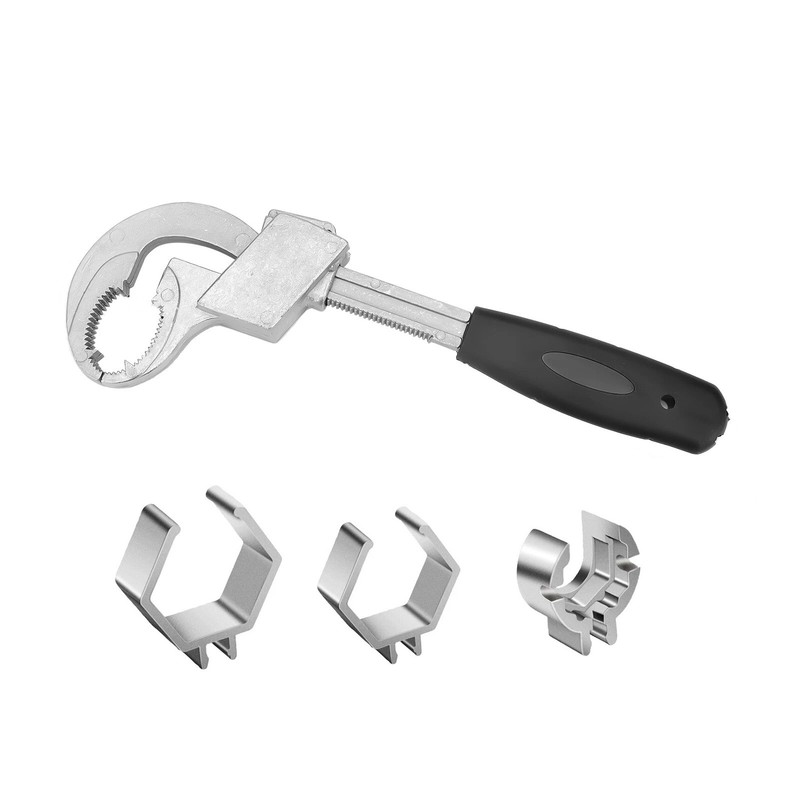 Multi-Function Adjustable Basin Wrench 27-80mm Range For Faucet Shower Repair gallery