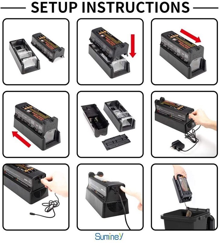 Electronic Mouse Trap Victor Control Rat Mice Killer Pest Electric Rodent Zapper gallery