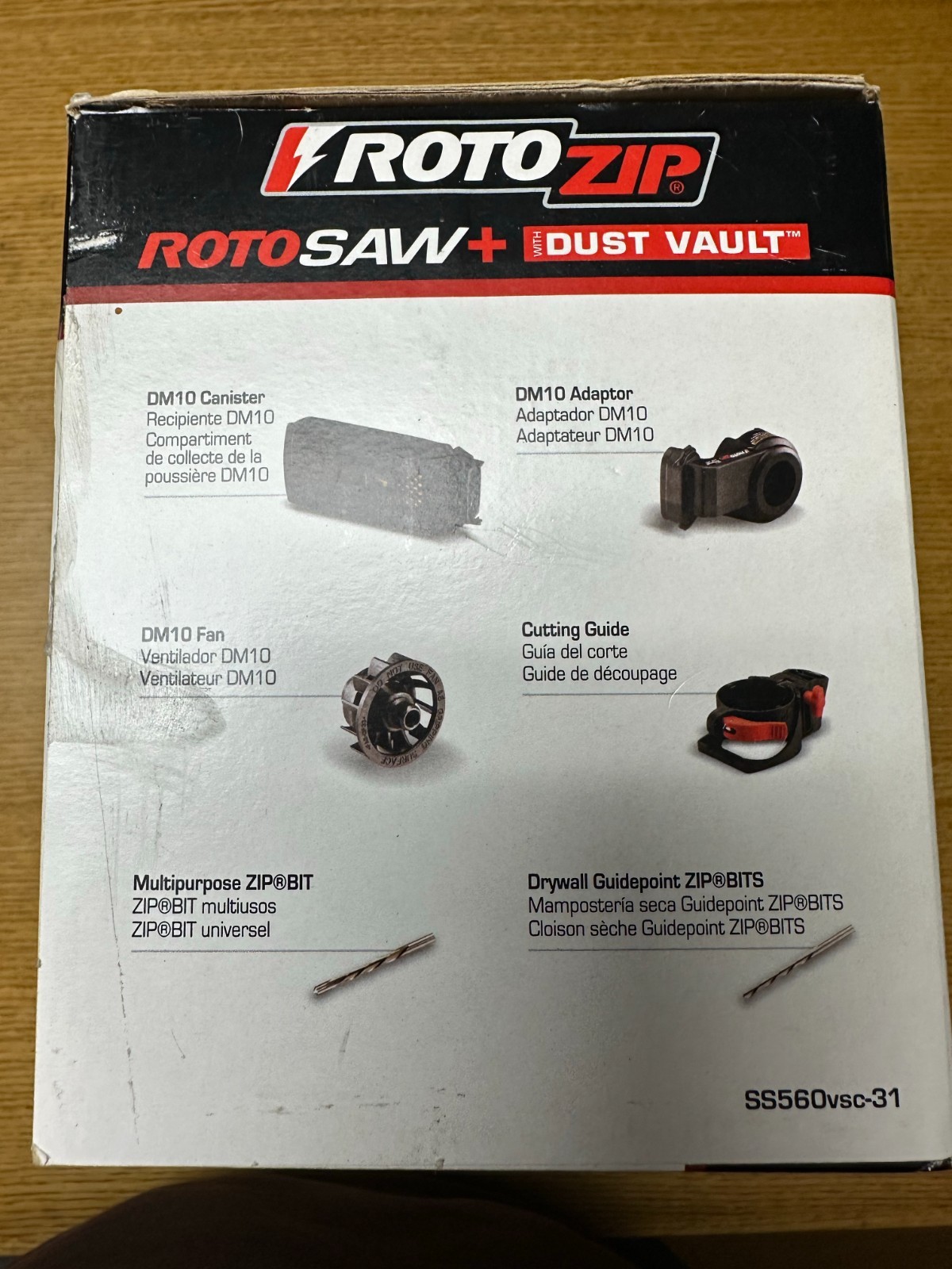 ROTO ZIP ROTO SAW + DUST VAULT #SS560VSC-31 BRAND NEW IN BOX gallery