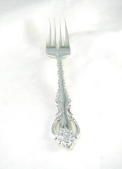 International Deepsilver Silverplate 1969 Korea COUNTESS Lot of 4 Salad Forks