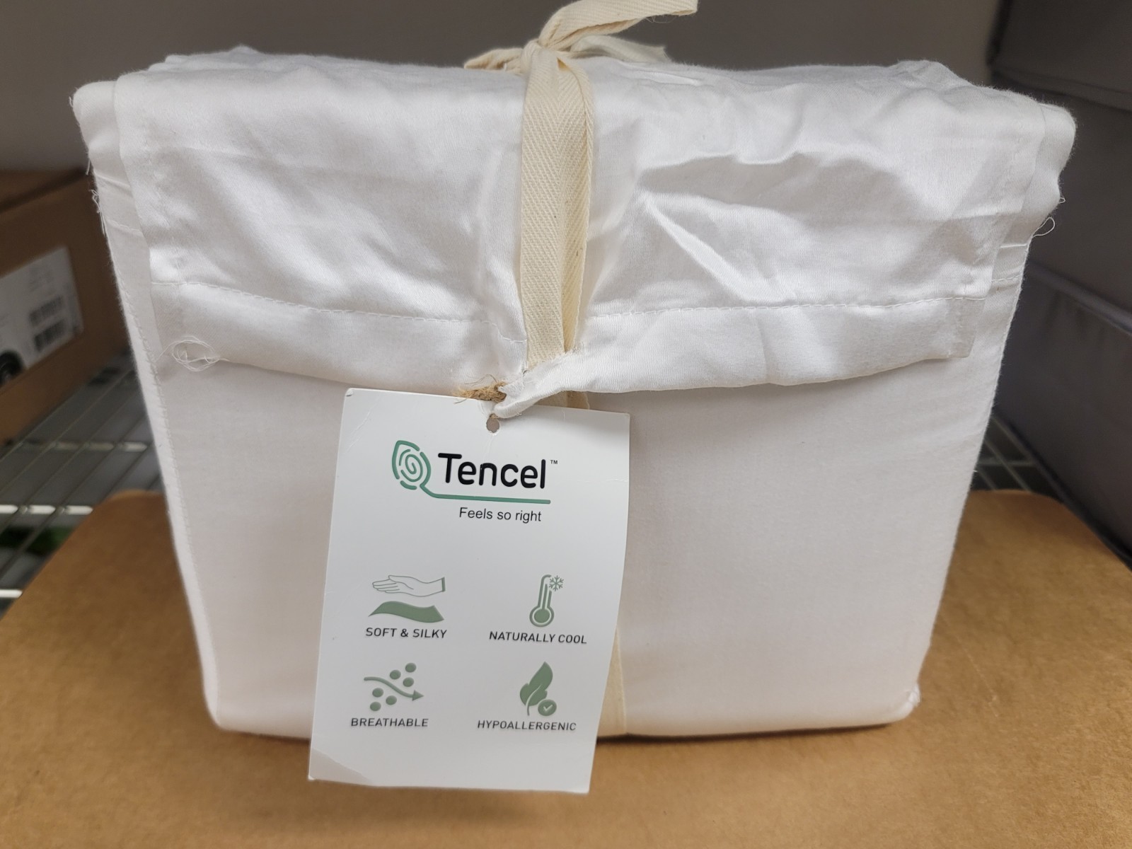 Naturelle 100% Tencel Lyocell 300 Thread Count King Sheet Set White gallery