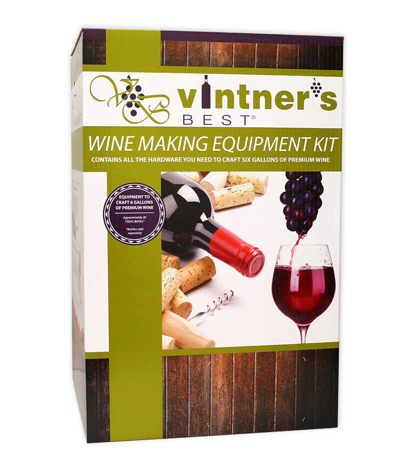 Vintners Best Deluxe Wine Equipment Kit, with Glass Carboy gallery