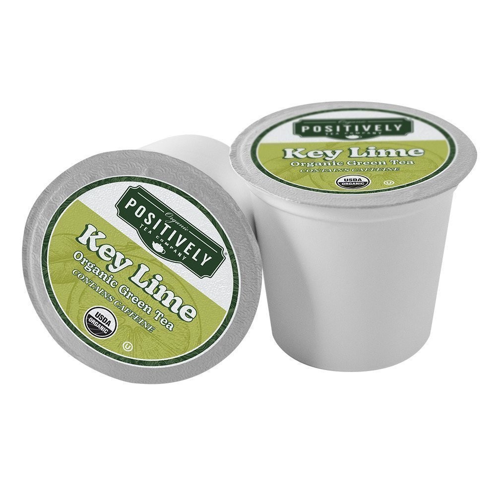 Positively Tea | Organic Key Lime Green Tea | 96 Pods, Keurig Compatible gallery