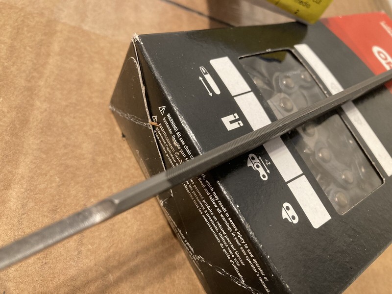 PFERD Double Bevel Chisel Bit Chainsaw File 17082 gallery