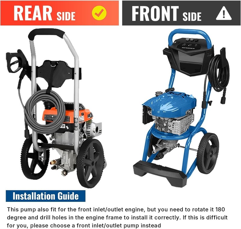 Adjustable Unloader Pressure Washer Pump - MAX 3000 PSI, Easy Start Design gallery