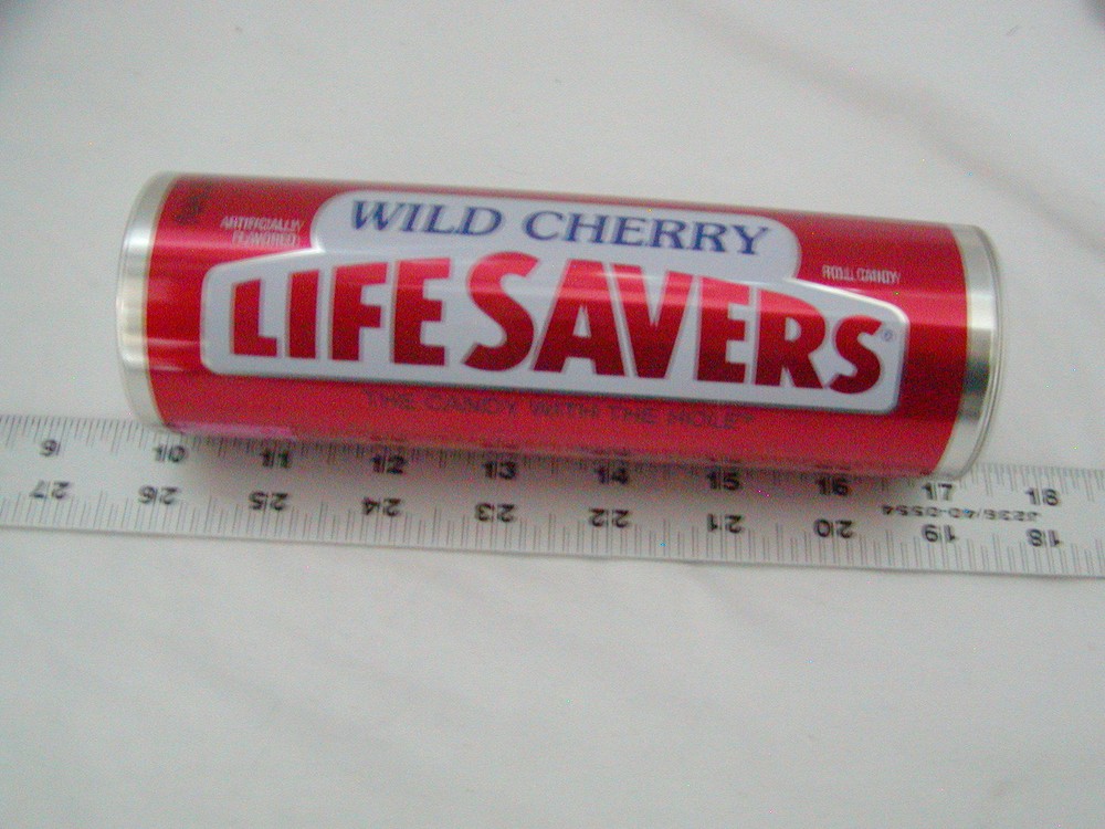 One (1) Lifesavers Wild Cherry Heritage Tin Gift Box EMPTY Collection Cash