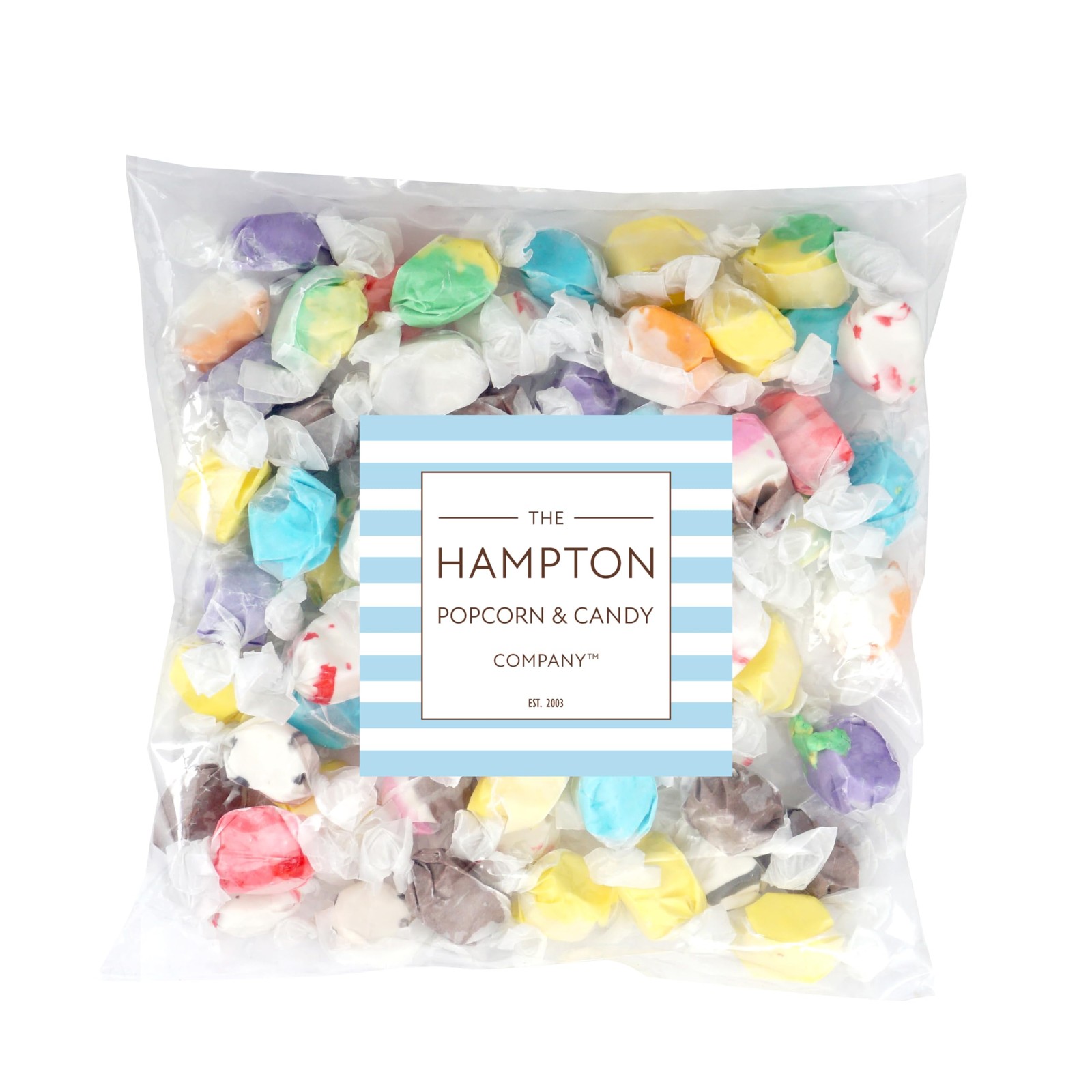 Salt Water Taffy Assorted Mix, 1 Pound Bulk Bag, 10 Assorted Flavors, Individ... gallery