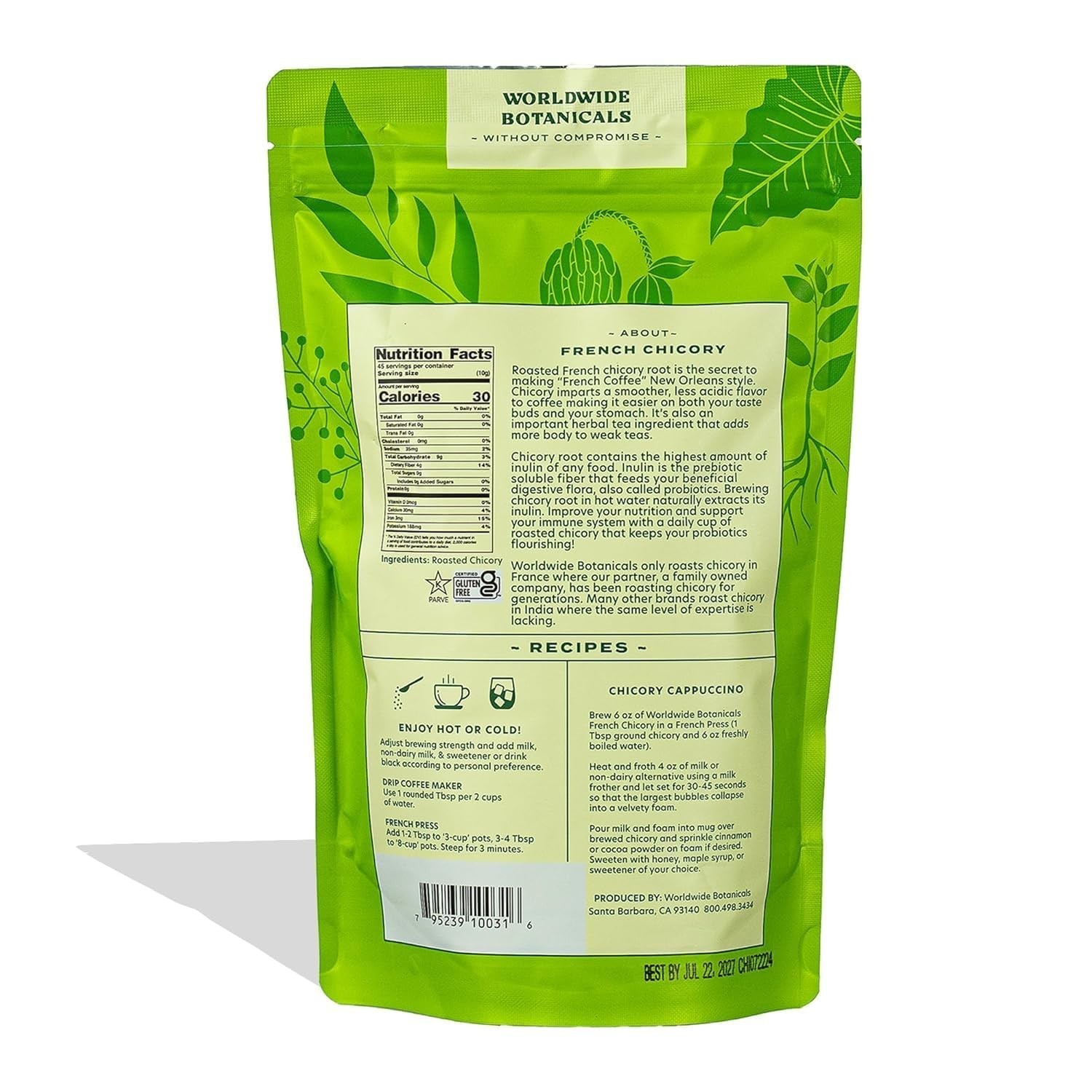 Worldwide Botanicals French Chicory Root - Brew Like Coffee Blend Roasted Chi... gallery
