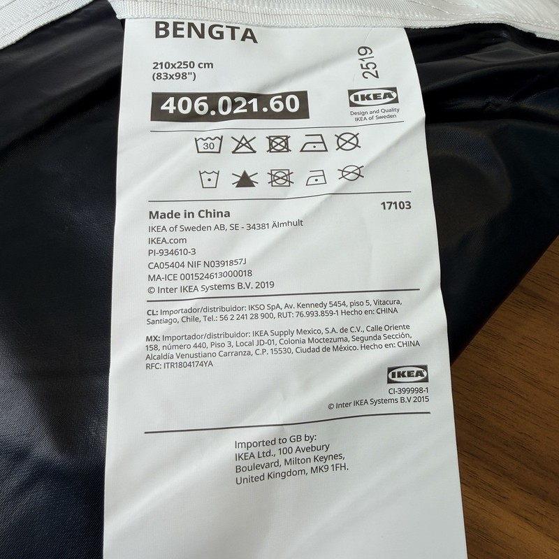 IKEA BENGTA Black Out Curtain Panel Single Piece Light Pink 83x98” gallery