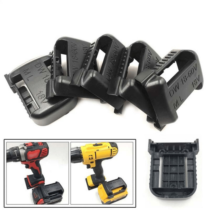 For Dewalt 18V 20V 60V Max & Milwaukee Battery Wall Storage Dock Mount Holder gallery