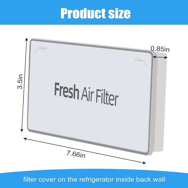 MCR66849208 Filter Cover Decor Compatible With LG Refrigerator Fresh Air Filter gallery