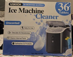 USKICH Ice Machine Cleaner Tablets 36 Count Unscented 18 Months Supply