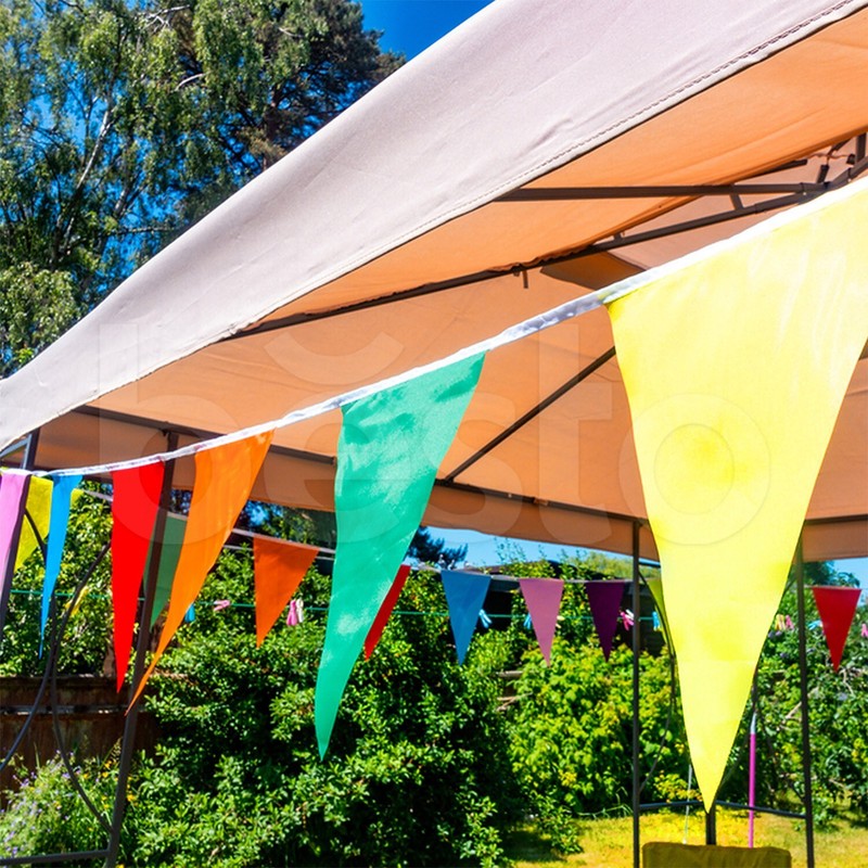 20 M Long Multi Coloured 40 Flags Bunting PVC Banner for Party Indoor & Outdoor gallery