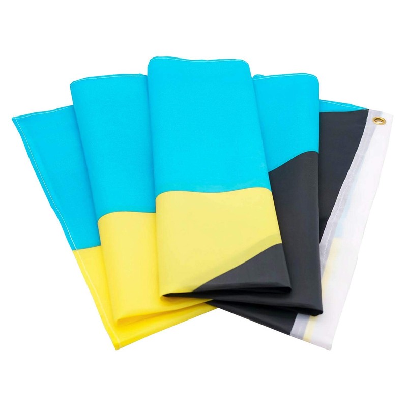 DANF Bahamas Flag 3x5 Ft Thick Polyester, Fade Resistant, Brass Grommets, Can... gallery