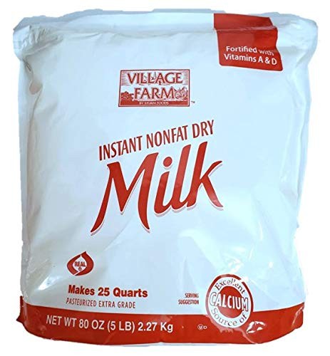 Instant Nonfat Dry Milk Powder, 5lbs Versatile Cooking & Baking Ingredient gallery