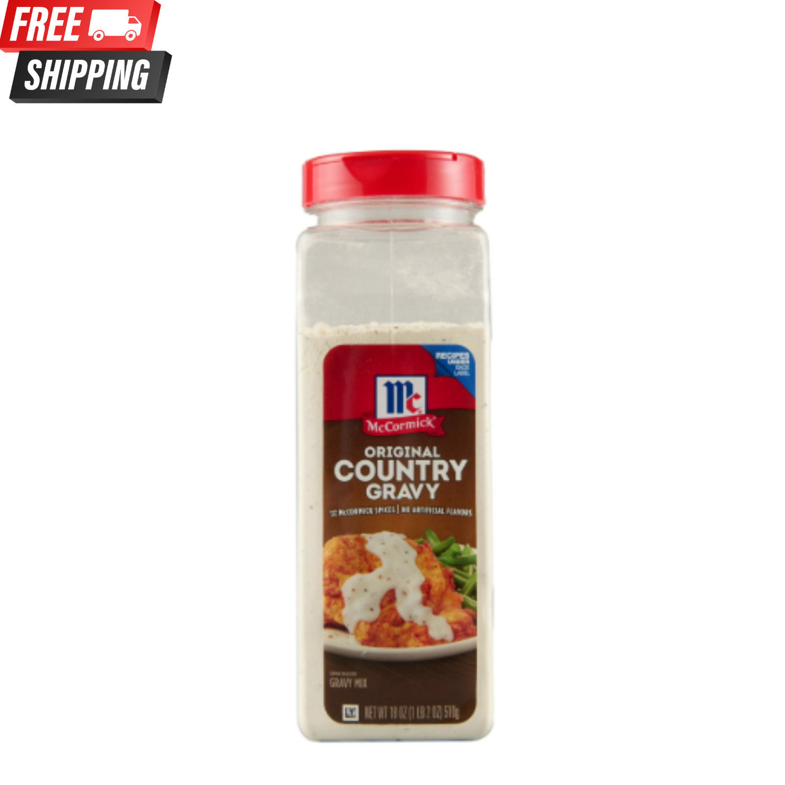 McCormick No Artificial Flavors Country Gravy Mix, 18.0 oz Bottle gallery