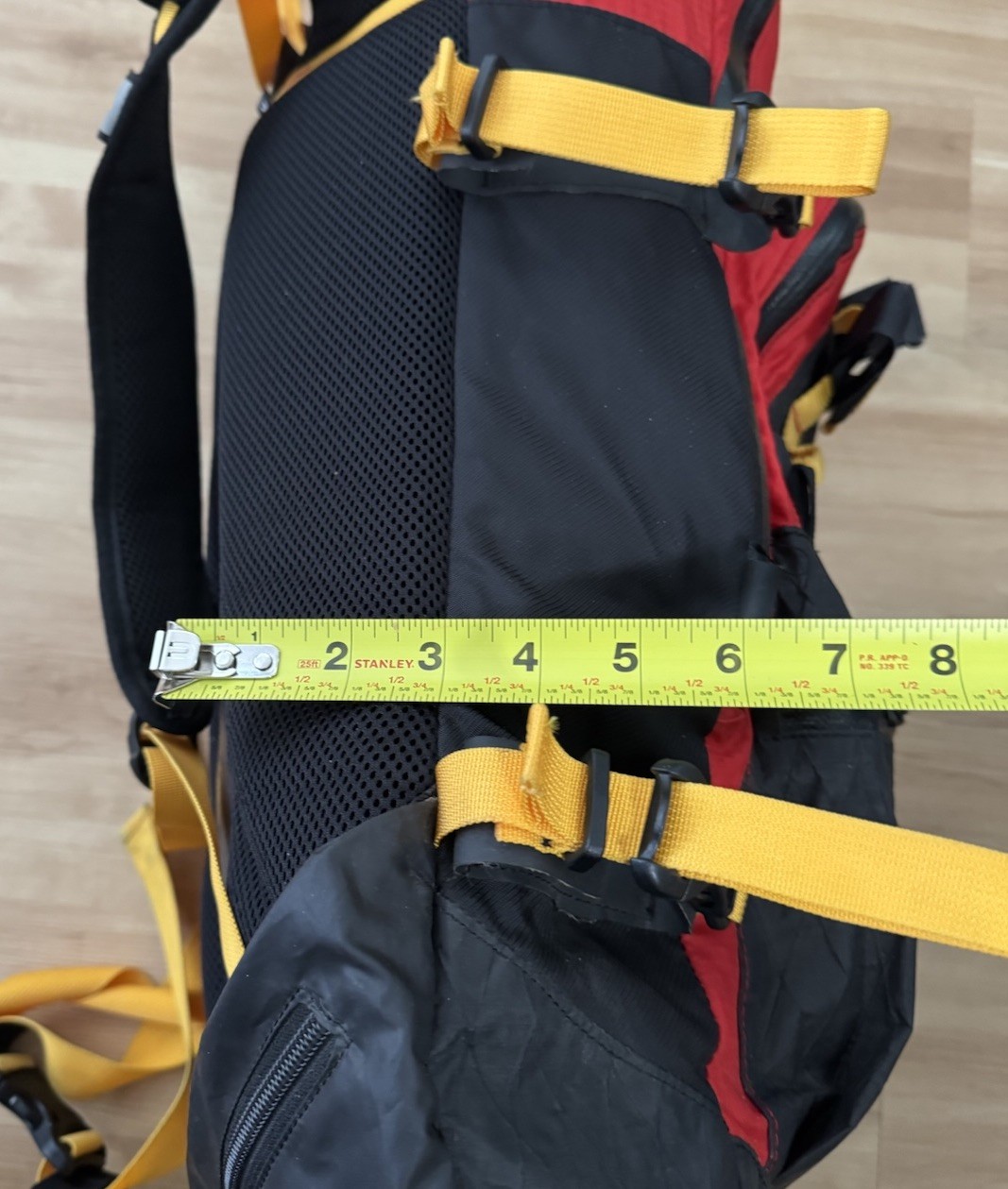VTG Y2K GoLite Powder 8 Backpack Medium Red/black 5