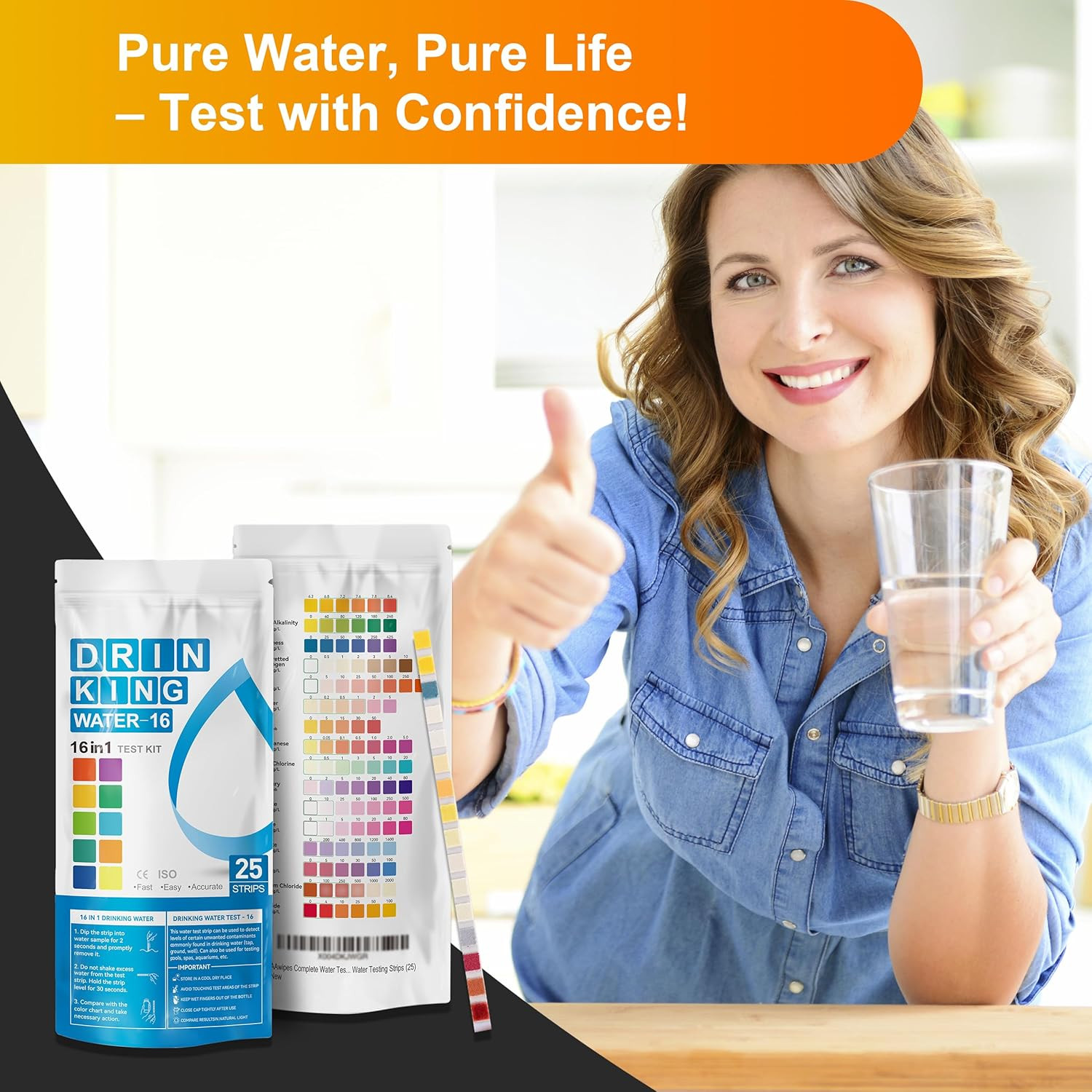 Complete Water Testing Kits for Drinking Water 25 Strips Bag Pack 16 in Well, Ta gallery