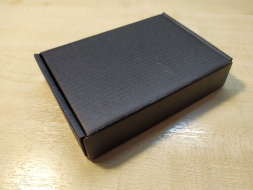 2 pcs Small Gifts Packaging Box Blank Kraft carton Support
