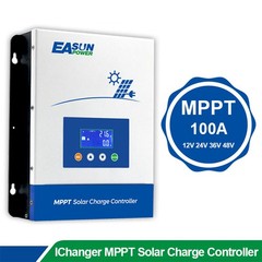 Easun 100AMP Solar Charge Controller for 12V/24V /36V/48V MPPT Battery Regulator