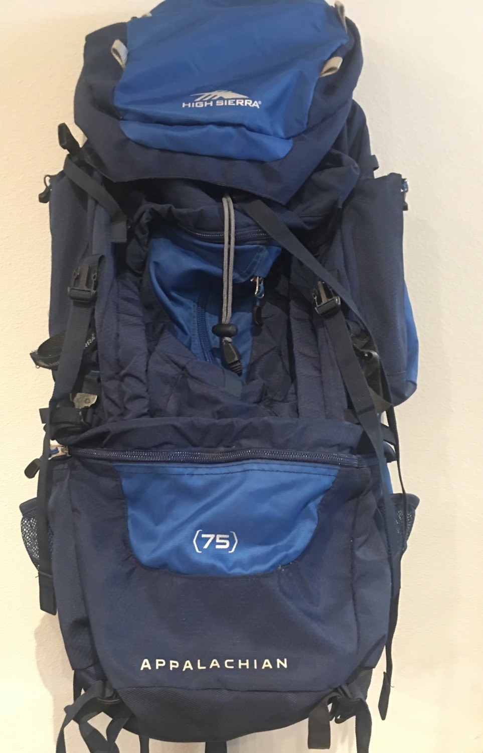 High Sierra Appalachian 75 Backpack Two Tone Blue