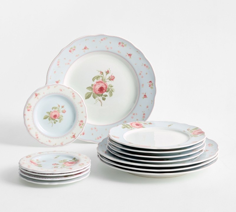 Pottery Barn-LoveShackFancy Garden Floral Dinnerware Set gallery