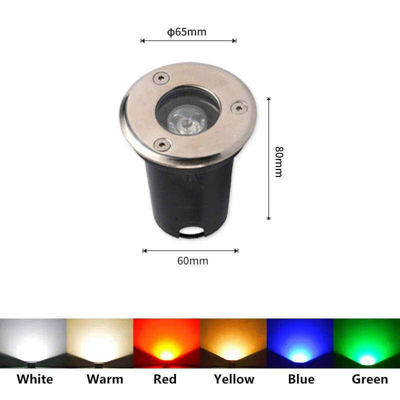 1W-48W Outdoor Waterproof LED Underground Light Recessed Landscape Inground Lamp gallery