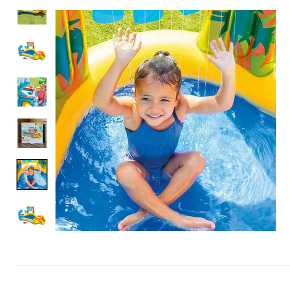 INTEX57444 Inflatable Swimming Pool Slide Pool Swimming Pool Inflatable Fountain gallery