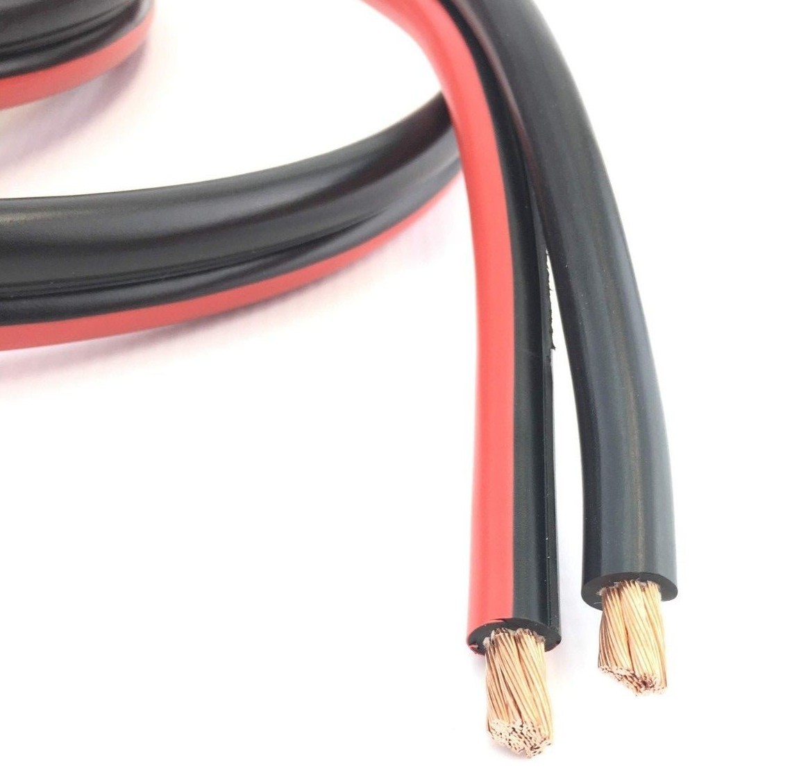 Battery Booster Jumper Cable Twin Wires Flexible Pure Copper 4 Gauge AWG Size gallery
