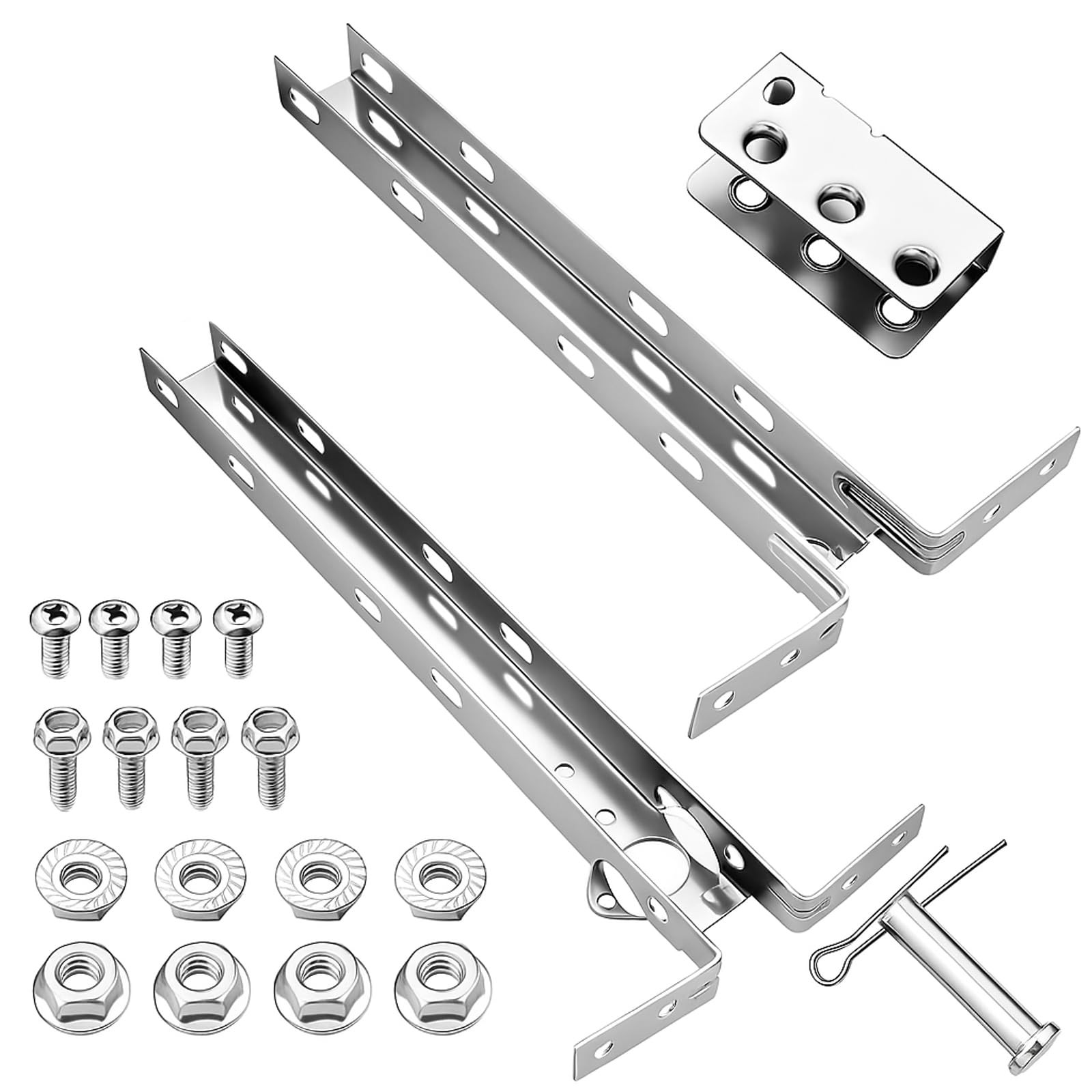 LEIFIDE Adjustable Opener Operator Bracket Garage Door Parts Silver gallery