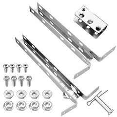LEIFIDE Adjustable Opener Operator Bracket Garage Door Parts Silver