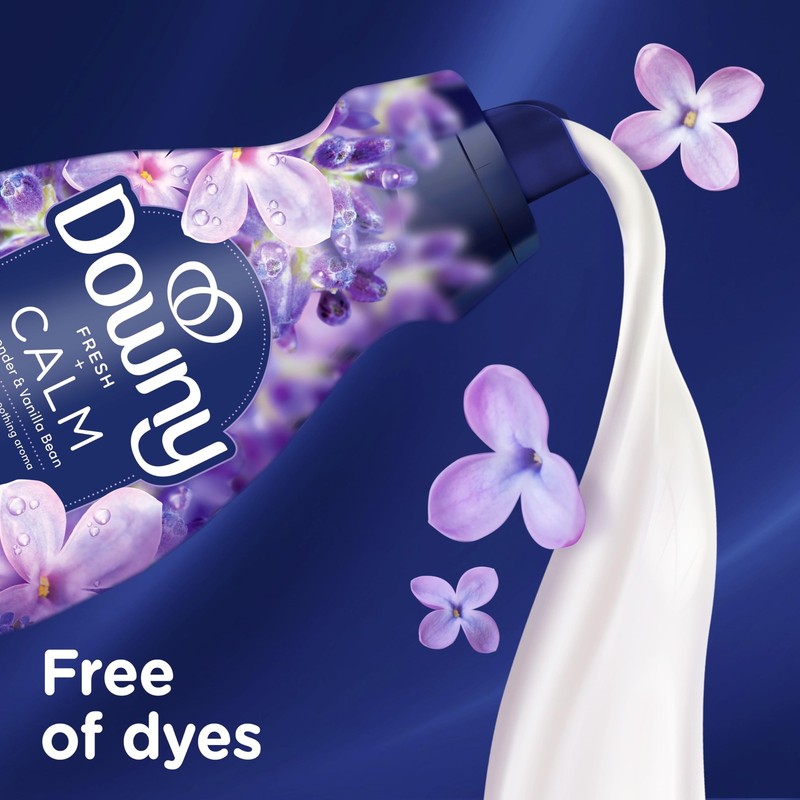 Downy Infusions CALM Liquid Fabric Softener, 56 Fl Oz (Pack of 2), White gallery